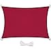 Produktbild CelinaSun Sonnensegel, Sonnenschutz Garten Balkon und Terrasse PES Polyester Wetterschutz wasserabweisend imprägniert Schattenspender 1000306 Rechteck 2,5 x 5 m rot