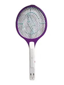 Mosquito Killer Racket Rechargeable Handheld Electric Fly Swatter Mosquito Killer Racket Bat, Electric Insect Killer (Mosquito Killer Racket), Mosquito Racket Purple
