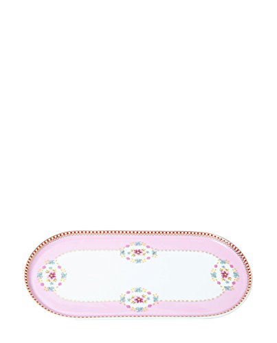Pip Studio Big Flower rechteckige Platte pink