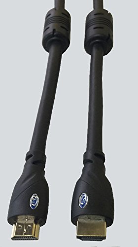 Kab24® HQ LongRange HDMI Kabel schwarz (AWG24), Ethernet, ARC, Ferrit, Goldkontakte, langes HDMI Kabel (7,5m)