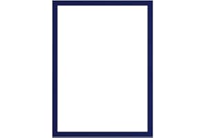 Demiawaking Magnetischer Ausstellungsrahmen für Diamantmalerei, Diamond Painting Selbstklebender Bilderrahmen für Bilder, Magnetständer für Diamantmalerei, Poster, Foto (Blau glänzend, für 30x40cm)