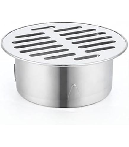 Grille Drainage Acier Inoxydable 304 - Carrée Pour Égout, Jardin, Garage - Antidérapante Et Durable