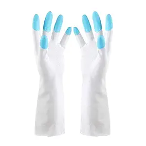 SYGA Multipurpose Kitchen Cleaning Cooking Gloves_Blue