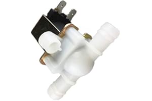 NO LOGO 1pc Nouvelle vanne d'eau de l'électrovanne 10 mm 12V 220V vanne d'eau en Plastique (Taille : 12V)