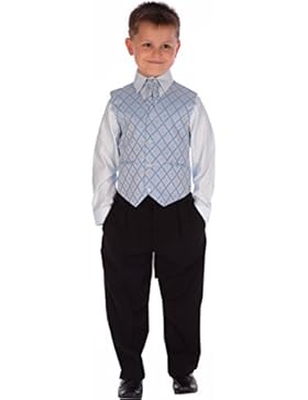 4-teiliger Anzug für Jungen in den Farben Blau und Schwarz