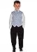 Boys Suits Black and Blue Suit Wedding Formal Pageboy Usher 4 Piece Age 0-3 month to 14-15 years