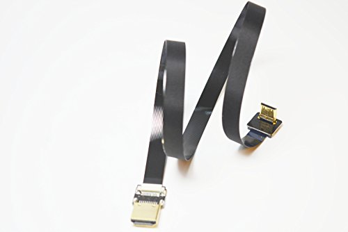 Neue schwarze FPV HDMI Kabel Mini Schnittstelle zu Standard-Schnittstelle für 5D3 5D2 GH3 GH2 5N 5T 5R 7N 50CM - 3