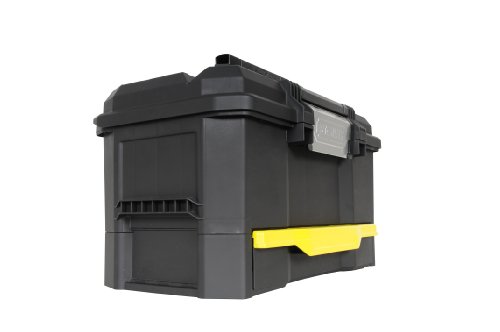 Stanley Werkzeugbox Kunststoff mit integrierter Schublade, Deckelaussparung, entnehmbare Trage, 48.1×27.9×28.7, 1-70-316 - 2