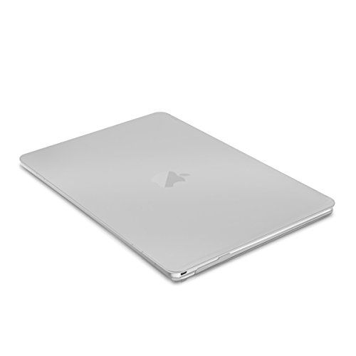 kwmobile Hardcase Laptop Hülle für Apple MacBook 12″ – Matt Transparent dünne gummierte Schutzhülle Cover Case Tasche - 4