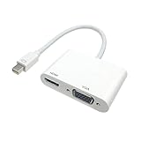 vga cable macbook to projector Soporta resolución HDMI de hasta 4K X 2K a 30HZ y resolución VGA de hasta 1920x1200 a 60Hz