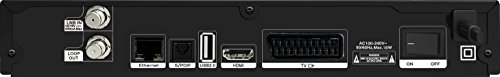 Comag 61014 SL 65 digitaler Satelliten-Receiver (PVR Ready, Upscaler Full HD, HDTV, USB 2.0) inkl. HD+ Karte für 6 Monate, High Speed HDMI Kabel schwarz - 3