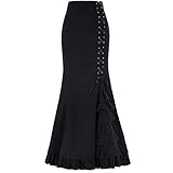 ♥cadera latino tango vientre asimétrico ropa rendimiento actuación trapecio decorativos señoras decorativo hasta vestidos fold soild suelta lujoso parte inferior asimétrica acampanada pliegues danza múltiples hinchada