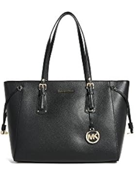 MICHAEL by Michael Kors Voyager Schwarz Ledertasche Medium Damen