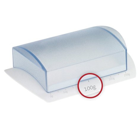 Preisvergleich Produktbild Butterdose, mit Skala