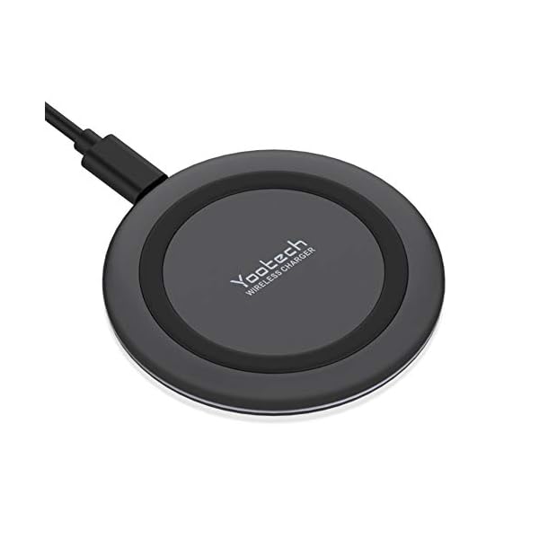 Wireless Charger,YOOTECH 7.5W Wireless Ladestation für iPhone 11/11 Pro/11 Pro Max/XS MAX/XR/XS/X/8/8 Plus,10W Galaxy S10+/S10/S10e/Note 9/S9/S9 Plus/Note 8/S8/S8 Plus/S7/S7 Edge usw.[ohne Netzteil]