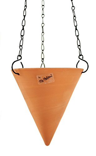 Terracotta Blumenampel mittel Ø 15cm - 3