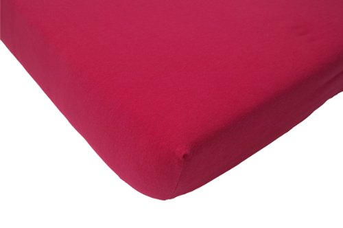 Jollein Fitted Sheet Interlock Double Jersey (60 x 120 cm, Pink)