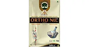 Ortho Nil Powder By Babaji Herbals Pain Relief Powder 56 Pouches Vardaan Healthcare Useful For Sciatica Rheumatoid Arthritis (56)