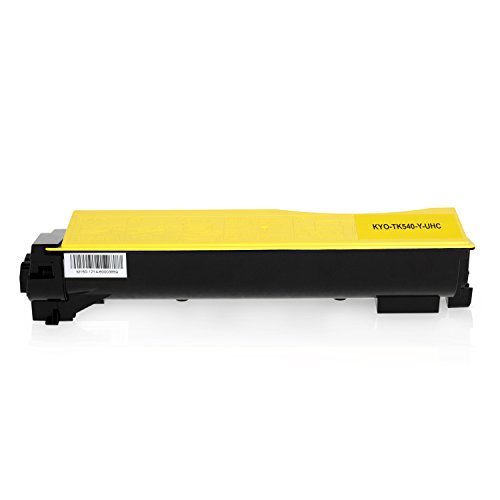 4 Toner kompatibel zu Kyocera TK-540 für Kyocera FS-C5100DN – Schwarz 10.000 Seiten, Color je 8.000 Seiten - 5