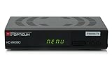 Lieferumfang: Receiver, DC Netzadapter, AV SCART Adapter, Fernbedienung, Bedienungsanleitung, FreenetTV paket (ID und PIN)  bis Juni 2017 inklusive,  2x AAA Batterien