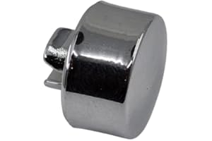 GENERIC Alpha Auto Part Bouton de frein à main Peugeot 207, 208, 301, Citroën C3, C4 C-Elysee Gris ABS 100% Facile à installer Rond Moderne Automobile