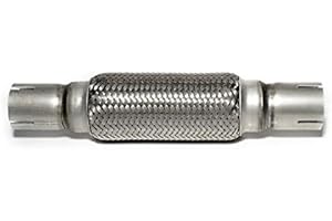 GOINGFAST Tubo Flessibile Universale Scarico Marmitta Acciaio Inox Ø 45 mm/L 310mm