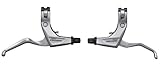 Shimano Deore MTB Bike V Brake Levers BL-T610 Pair in SILVER