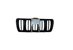 AutoBling Front Grill for Mahindra Bolero Type 2 with Chrome Center Black
