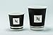 Produktbild Nespresso Einweg Pappbecher Set (100 Stück). Inklusive 50 Cups Flachmann 175 ml & 50 Tassen 113,4 g 100 ml. Ideal für Espresso, Cappuccino oder Ihren anderen Lieblings Heiße Getränke