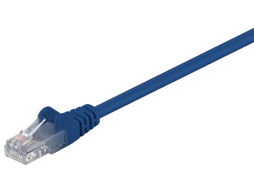 Patchkabel 10m blau, CAT5e Ethernet LAN Gigabit Netzwerkkabel Patch Kabel