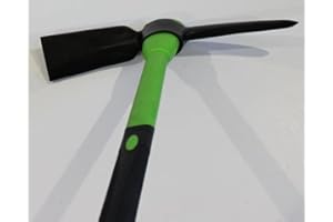 EQUIP247UK Heavy Duty Mattock | 5 or 7lb Head | Fibreglass or Hardwood Shaft (5lb Mattock Head with Fibreglass 36" 90cm Handle Shaft Garden Pick Axe)
