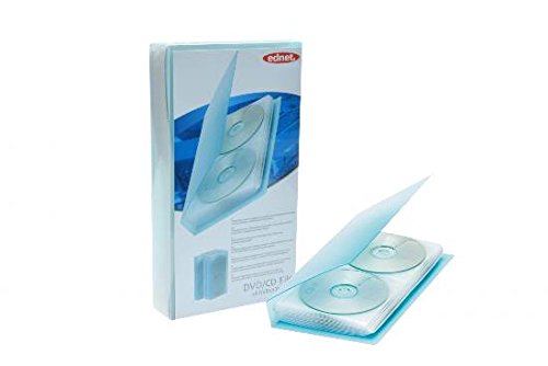 Ednet praktischer Ordner aus speziellem Kunststoff für 48 CD/DVD
