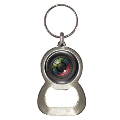 Preisvergleich Produktbild Kamera Objektiv Design Flaschenöffner Schlüsselanhänger