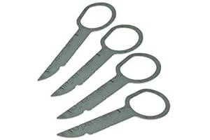 x4 clés d'extraction de démontage pour autoradio VW, SEAT, AUDI, SKODA, FORD