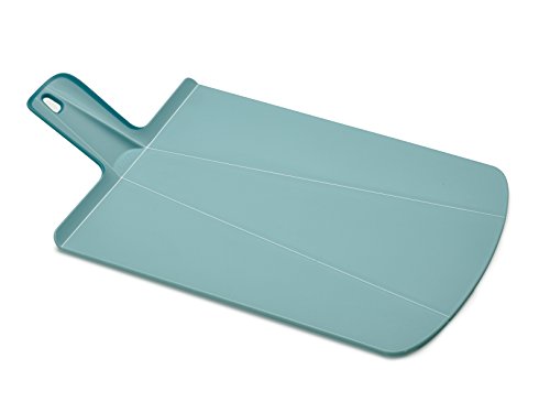 Joseph Joseph 60102 Schneidebrett faltbar und rutschfest Groß, kunststoff, 48 x 27 x 1,5 cm, hellblau