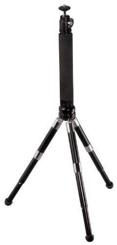 Tr  pied Perche Selfie DURAGADGET 2 en 1 extensible pour Ricoh Theta S  Canon Elph 360 HS  PowerShot ELPH 180 et 190 IS appareils photo num  riques compacts - pieds solides