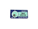 5 x Sony 364 SR621SW Silberoxid, 0% Quecksilber, Uhren-Batterien, 5 Stück
