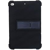 Microcase iPad Mini 5.Nesil 2019 Standlı Silikon Tablet Kılıf - Siyah