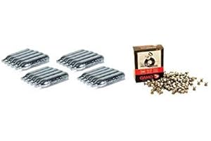 DataPrice Pack 20 bombonas CO2 12gr. Gamo + 250 Balines Gamo Match 4,5 mm. para Pistolas y Carabinas