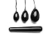 Produktbild Speedmar UK Umweltfreundliches Material 4 Teile/Satz Gesundheit Massagegerät, Natürliche Jade Massage Kristall Pussy Gesundheit Massage Ei Massage Stick-Schwarz