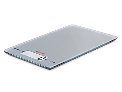 SOEHNLE 66179 Page Evolution Silver Balance de cuisine Verre/ABS Gris 21,5 x 15,5 x 2,5 cm