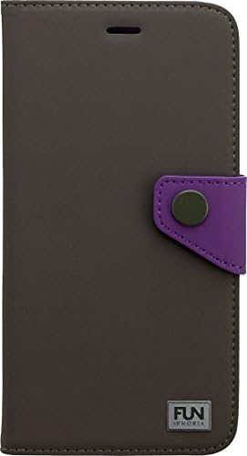 IPHORIA FUN Trend Book-Style Case for Apple iPhone 6 Plus – Dark Grey