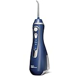 Waterpik WP-563EU Irrigador Bucal Recargable Irrigador Dental Portátil, Color Azul