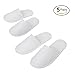 Produktbild Diossad Weiß Für Home Guest Hotel Spa Einweg Hausschuhe Flauschige Closed Toe Spa Hausschuhe5 Paar