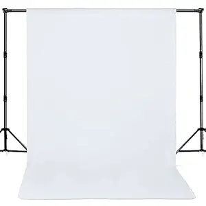 WENMER White Backdrops, White Photo Backdrops for Photoshoot, Photography Backdrops Background for Photo Shooting, Party, Videos, 6.1 x 9 FT