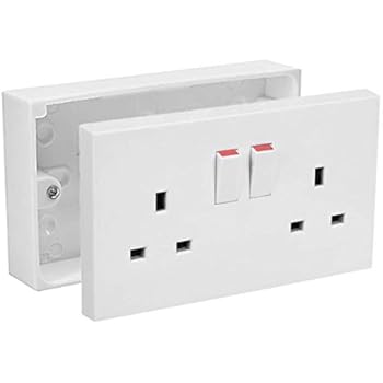 Dual double socket back box Clearance