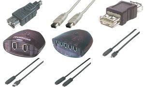 Firewire 800 Kabel IEEE 1394b, 9p.St / 6p.St, 5,0 m