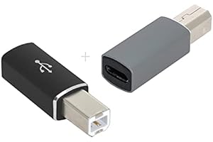 CHENYANG Cablecc 2pcs USB-C Tipo C a Midi Adattatore Convertitore Lectronic Strumento Musicale per Tastiera Midi Telefono Tablet