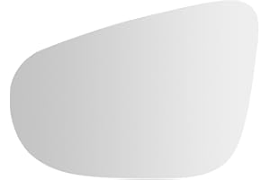 SENZEAL Vetro Specchio Retrovisore Riscaldabile Lato Sinistro per VW Golf 6 MK6 2010 2011 2012 2013 2014 5KD-857-521 (Sinistro)