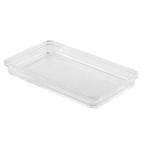 InterDesign 39880EU Clarity Ablage für Gästehandtücher, durchsichtig